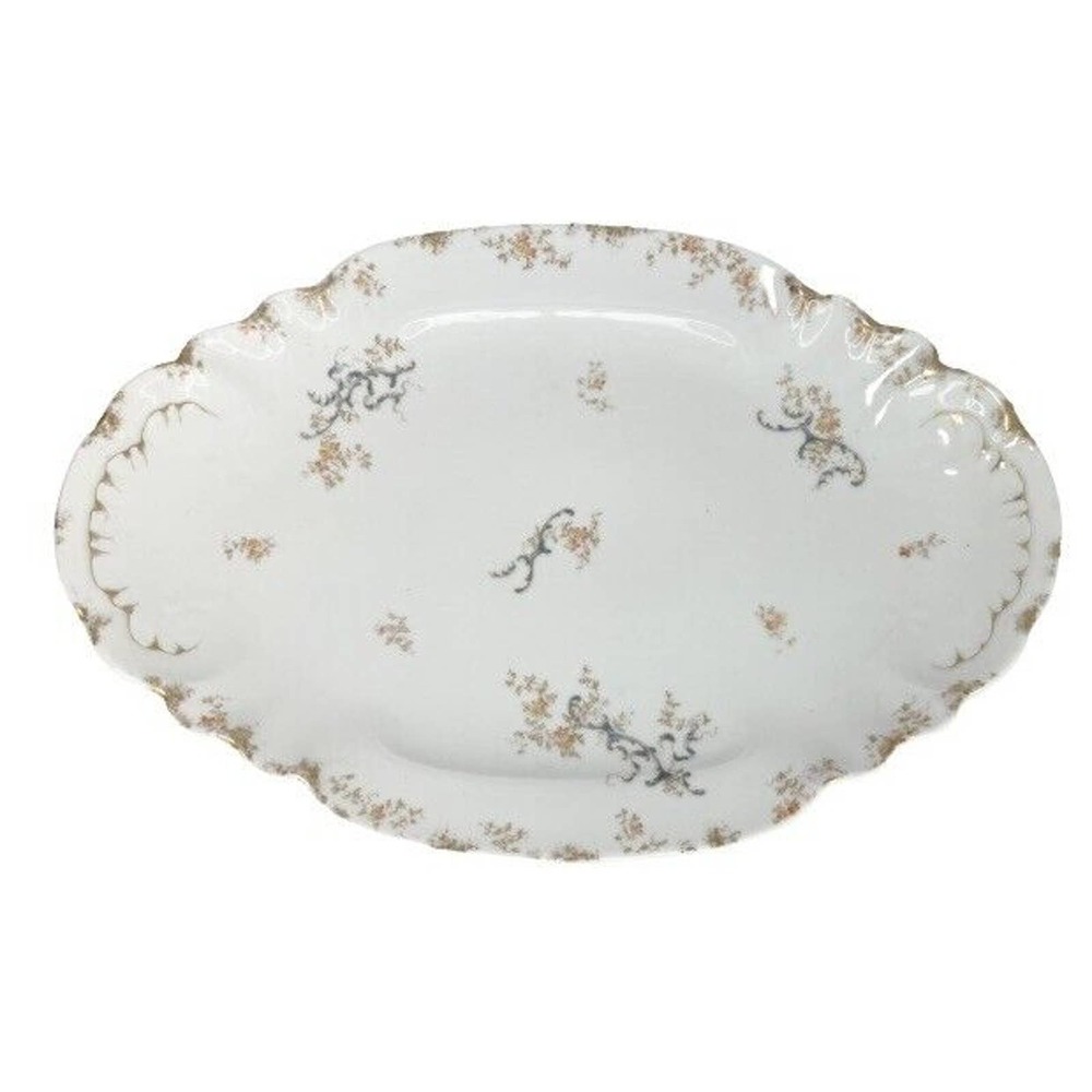 Limoges Haviland SCHLEIGER Porcelain Serving Platter 16” CH Field CFH GDM France
